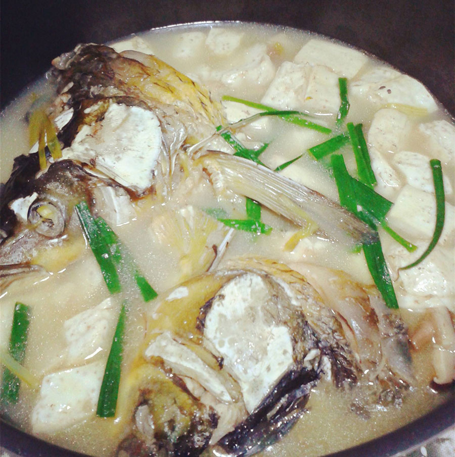 大头鱼头豆腐汤