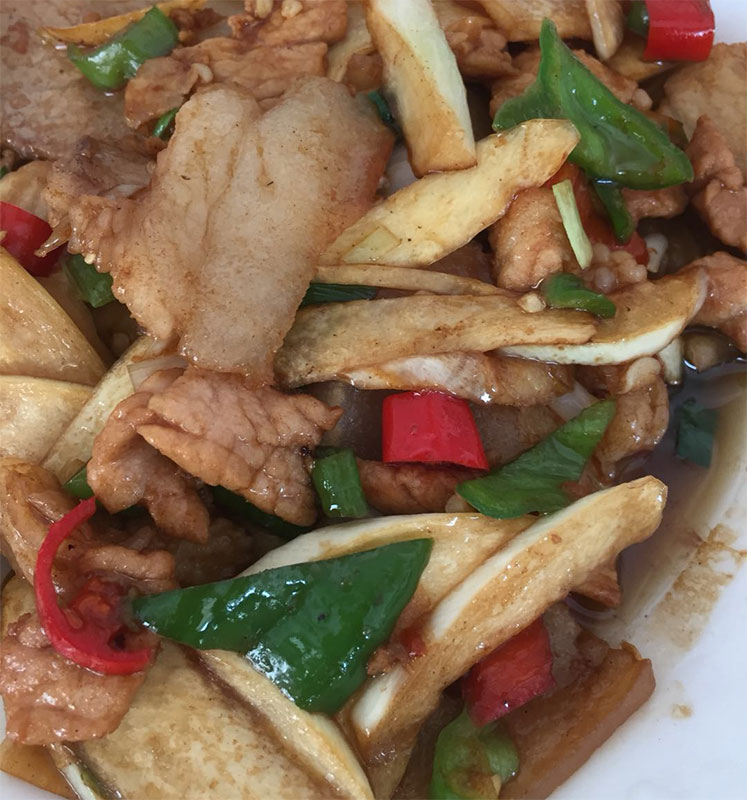 高笋炒肉