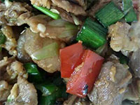 广丰骨头肉炒青椒，江西上饶广丰美食